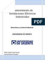 Mantenimiento de Instalaciones Eléctricas Industriales