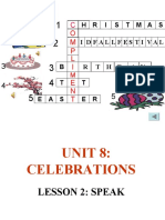 Unit 8 Celebrations