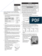 Pre-Starting Checks: Avertissement Danger