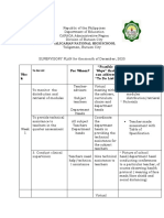 Taligaman National High School: To Do List