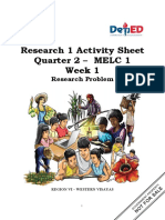 Research 1 Activity Sheet Quarter 2 - MELC 1 Week 1