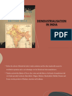 DEINDUSTRIALISATION IN INDIA