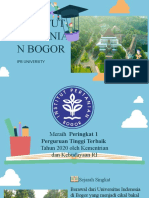 IPB] IPB University: Pusat Pendidikan Pertanian Terbaik