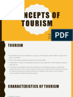 Concepts of Tourism: Presented by Simran Kaur Mba 2 Year