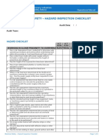 Electrical Hazards Checklist