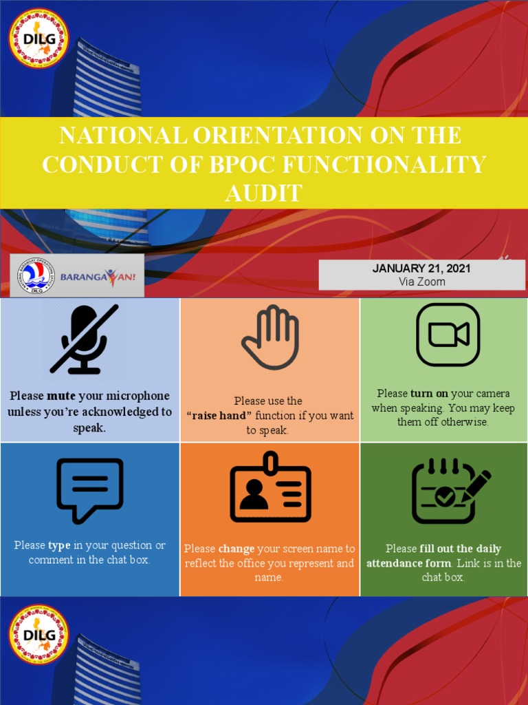 BPOC Functionality Audit Orientation | PDF | Finance & Money Management ...