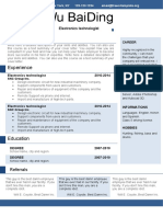 Business Resume With One Page-WPS Office