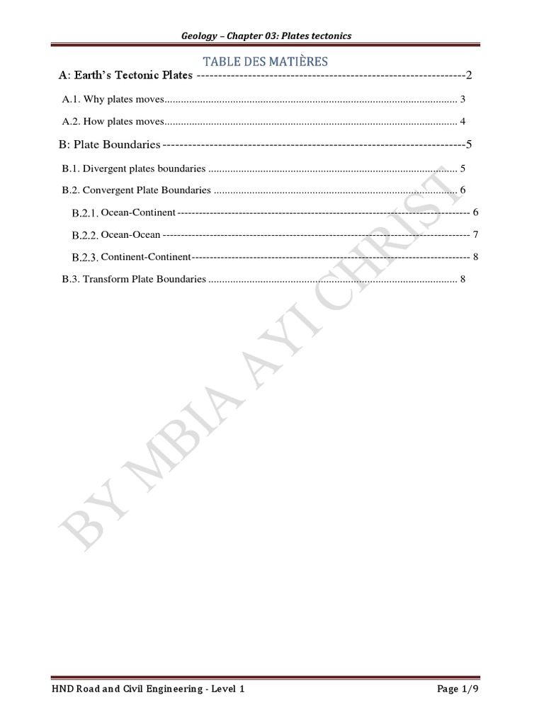 Geology Chapter 3 Pdf Plate Tectonics Magma