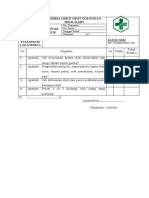 Daftar Tilik DOUBLE CHECK OBAT GOLONGAN HIGH ALERT