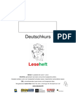 Deutschkurs Leseheft 1 2