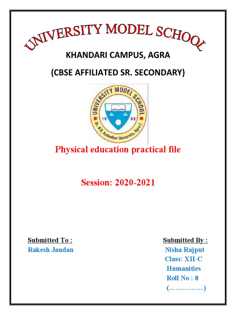 University Model School Front Page 1 | PDF