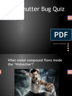 The Shutter Bug Quiz: Question and Answer