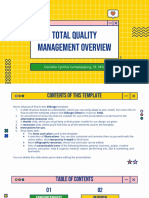 Total Quality Management Overview: Daniella Cynthia Sampepajung, Se, MSC
