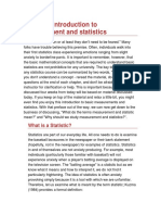 Intro to Measurement and Statistics