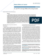 Evaluation of Tss Bod5 and TP in Sewage Effluent Receiving Sambulriver 2375 4397 1000189