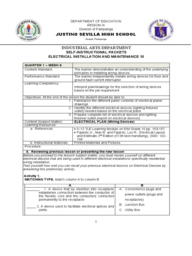 EIM Wiring Devices Guide for Students | PDF | Electrical Connector | Ac ...