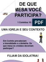 De Que Mesa Voce Participa