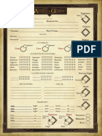 Tor RPG Character Sheet Update FR