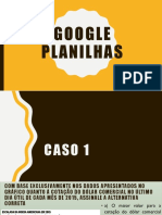 Google planilhas - parte 1