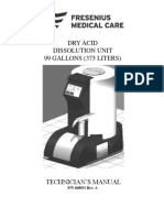 Dry Acide Dessolution Unit Freesenuis