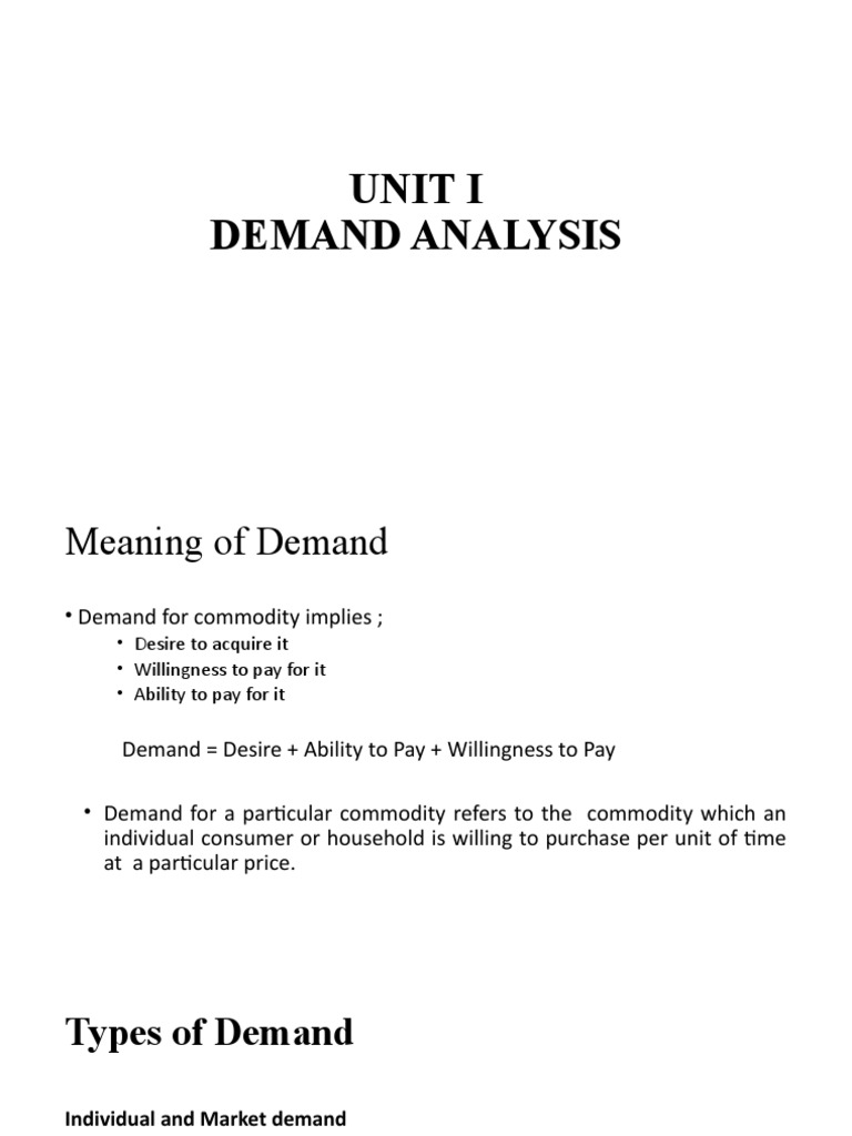 Understanding Demand Analysis Concepts | PDF | Demand | Price ...