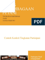 Tingkatan Partisipasi Petani