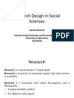 Topic 0. Definition of Research Design Characteristics of Research Design Types of Research Design