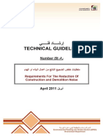 Dubai Technical Guideline No.09 Requirements For The Reduction Of Construction and Demolition Noise