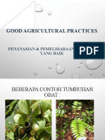 Good Agricultural Practices - Penanaman & Pemeliharaan Tanaman Yg Baik