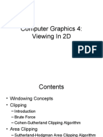 Computer Graphics 4: Viewing in 2D
