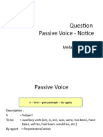 Passive Voice - Notice: Mela Susanti Jeri