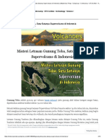 Misteri Letusan Gunung Toba, Satu-Satunya Supervolcano Di Indonesia