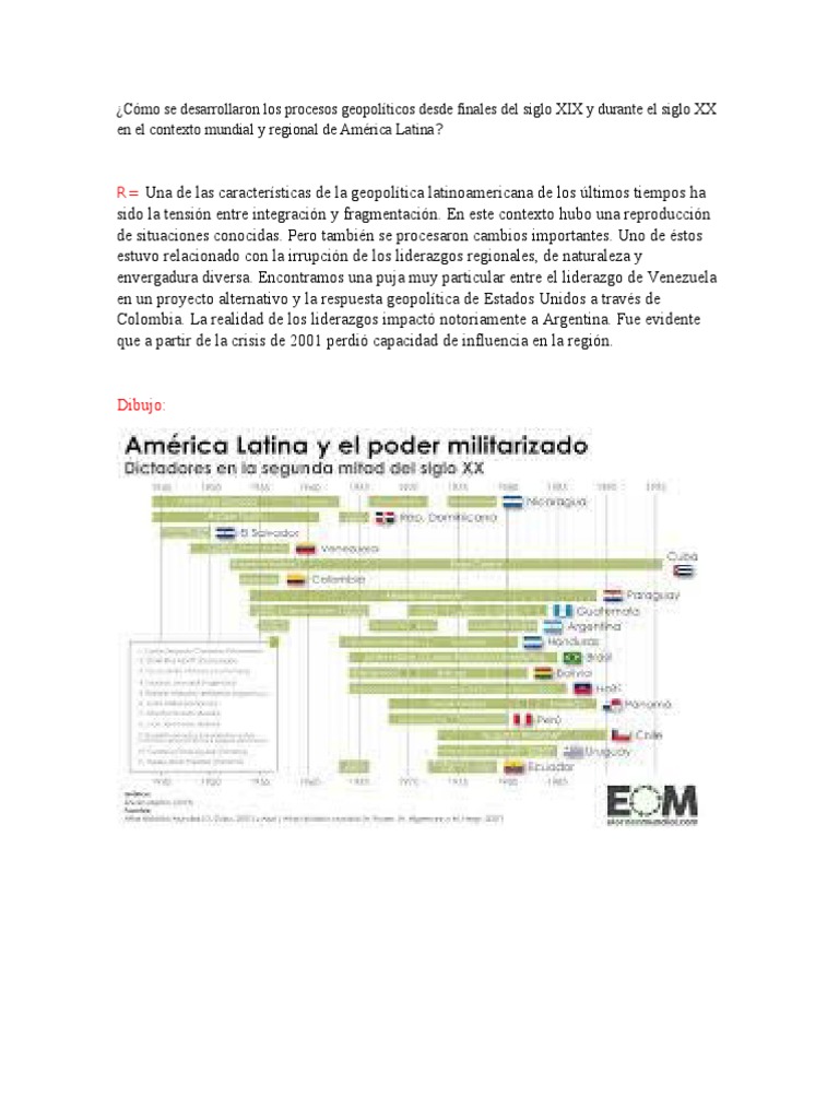 Geopolítica y conflictos en América Latina | PDF | Segunda Guerra ...