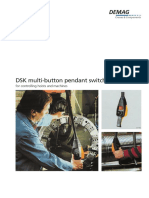 DSK Multi-Button Pendant Switch: For Controlling Hoists and Machines