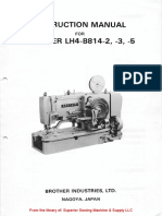 Brother LH4-B814-2, - 3, - 5 Instruction Manual