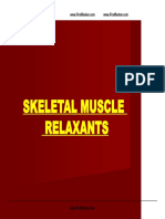 MBBS - Notes - Third Year - Pharmacology - SMR Skeletal Muscle Relaxants FR 123