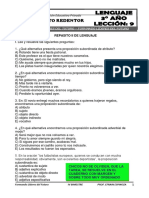 Repasito II de Lenguaje 3º Año Lengua