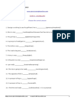 Examen 3 - Vocabulario: Exam 4 - Vocabulary