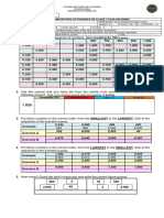 Formato Estándar para Actividades de Clase Y Evaluaciones: (2 Points)