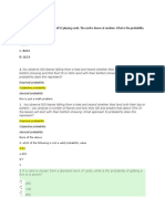 MCQ Probability