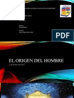 El Origen Del Hombre