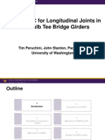 Use of UHPC for Longitudinal Joints in Deck Bulb Tee Bridges