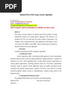 Download Optimal Power Flow Using Genetic Algorithm by Bharadwaj Santhosh SN49627793 doc pdf
