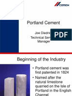 Portland Cement: Joe Diedrich Technical Services Manager