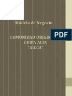 Modelo de negocio de la asociación AICCA