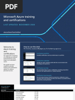 Azure Training + Certification Guid