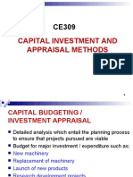 Capital Investment and Appraisal Methods