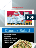 International Salads, Caesar Salad, Niçoise Salad