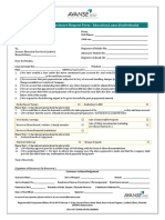 Avanse Part Pre Payment Foreclosure Form EL