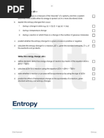 Entropy and Gibb's Free Energy, 9701 Notes | PDF | Entropy | Gibbs Free ...